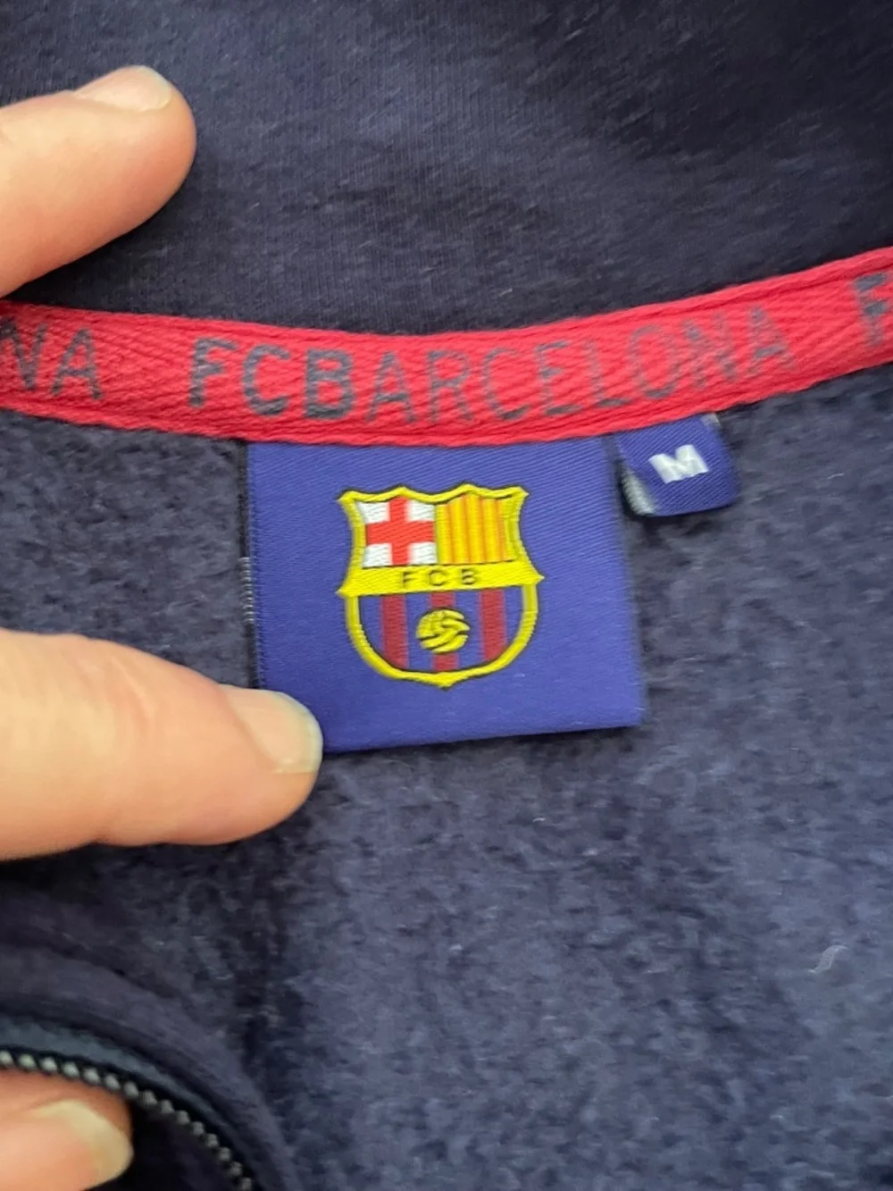 FCB Barcelona Soccer  Zip-Up Jacket